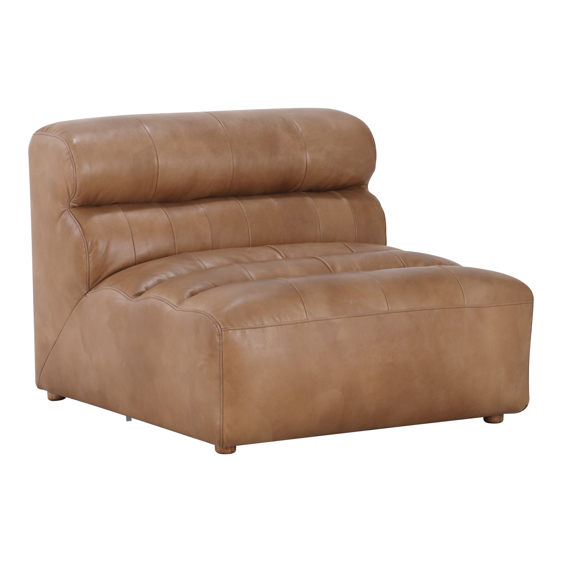 Moes Home Slipper Chairs Ramsay Brown Contemporary Furniture