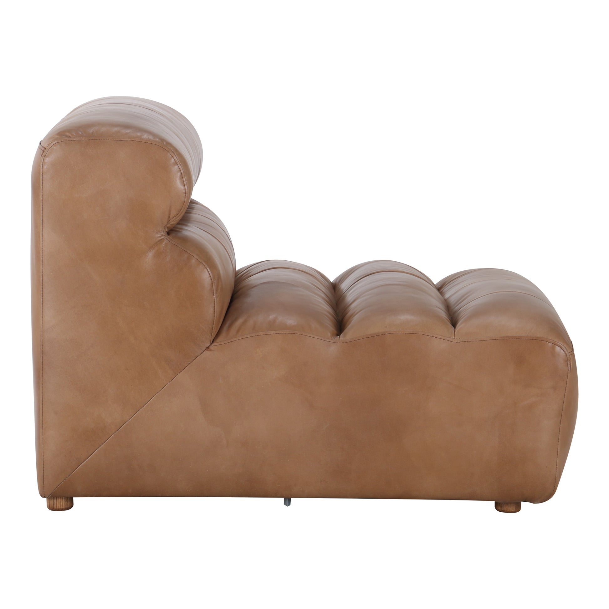 Moes Home Slipper Chairs Ramsay Brown Contemporary Furniture