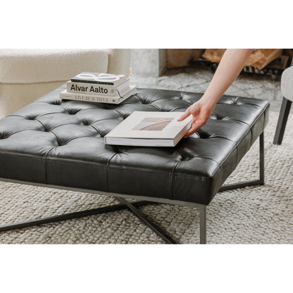 Moes Home Coffee Tables Thad Black Contemporary Furniture