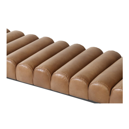 Moes Home Benches Harrison Brown Mid-Century Modern Furniture