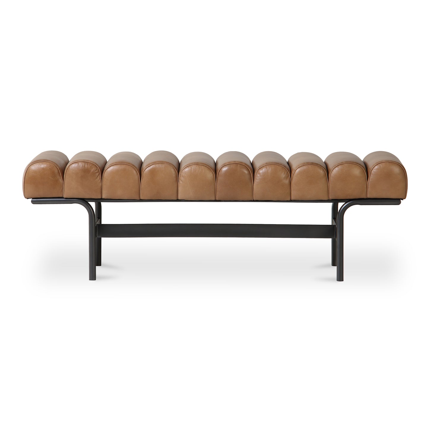 Moes Home Benches Harrison Brown Mid-Century Modern Furniture