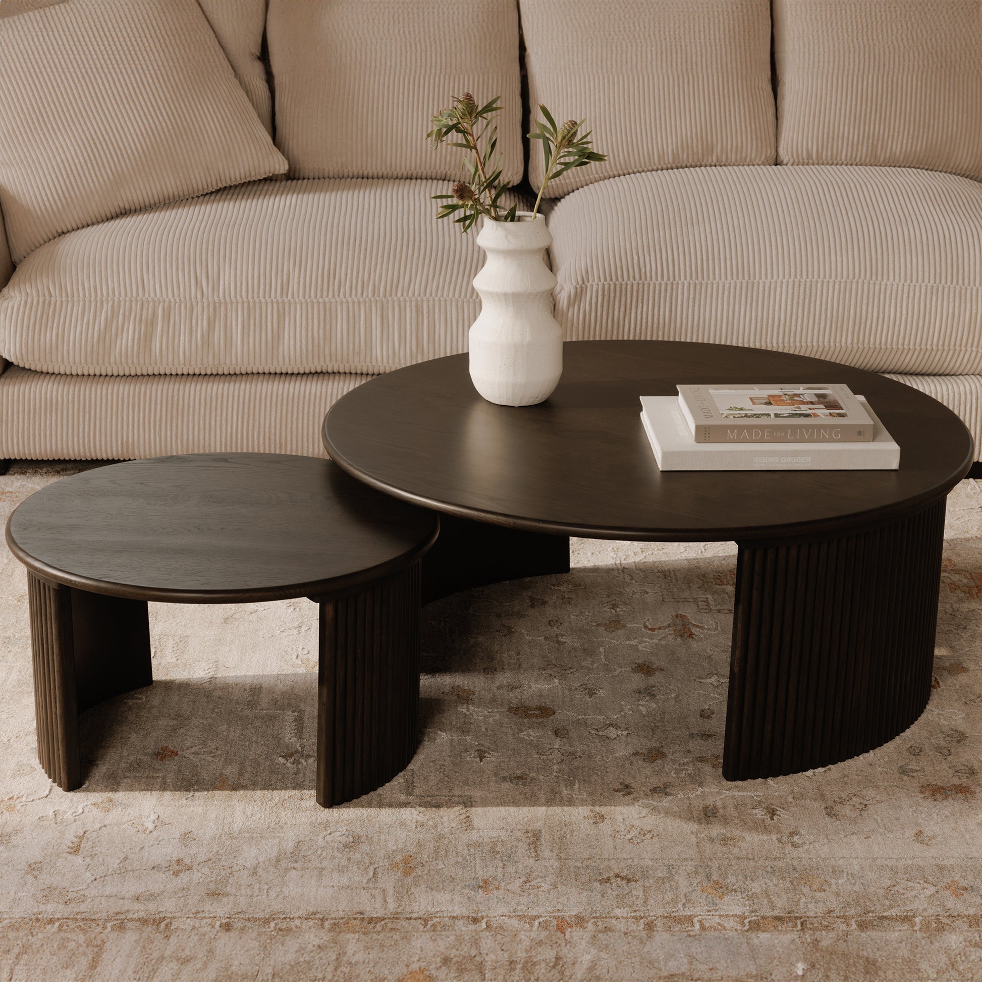 Moes Home Coffee Tables PENNY Brown Contemporary Furniture Rug