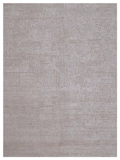 Limited Quantum QN - 352 Beige Transitional Knotted Rug - Rugs - Limited - Atlanta Designer Rugs