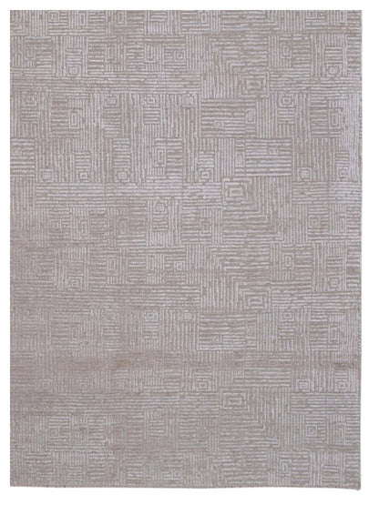 Limited Quantum QN - 352 Beige Transitional Knotted Rug - Rugs - Limited - Atlanta Designer Rugs