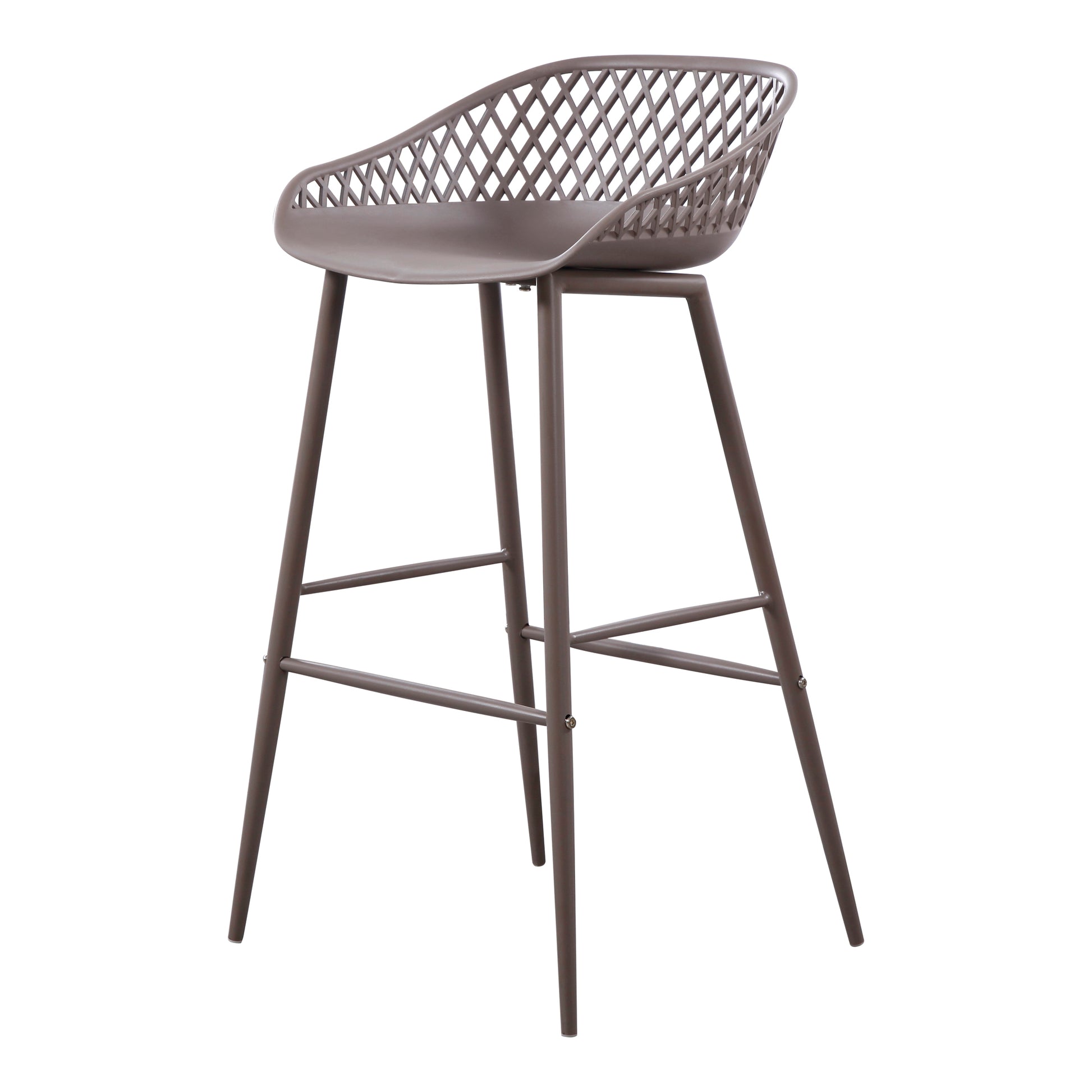 Moes Home Bar Stools Piazza Grey Contemporary Furniture