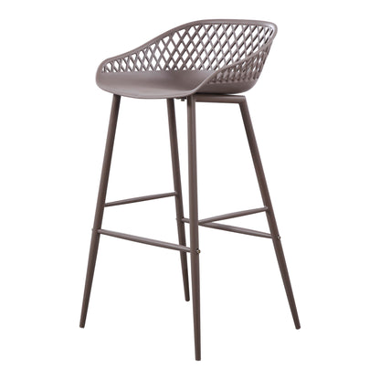 Moes Home Bar Stools Piazza Grey Contemporary Furniture