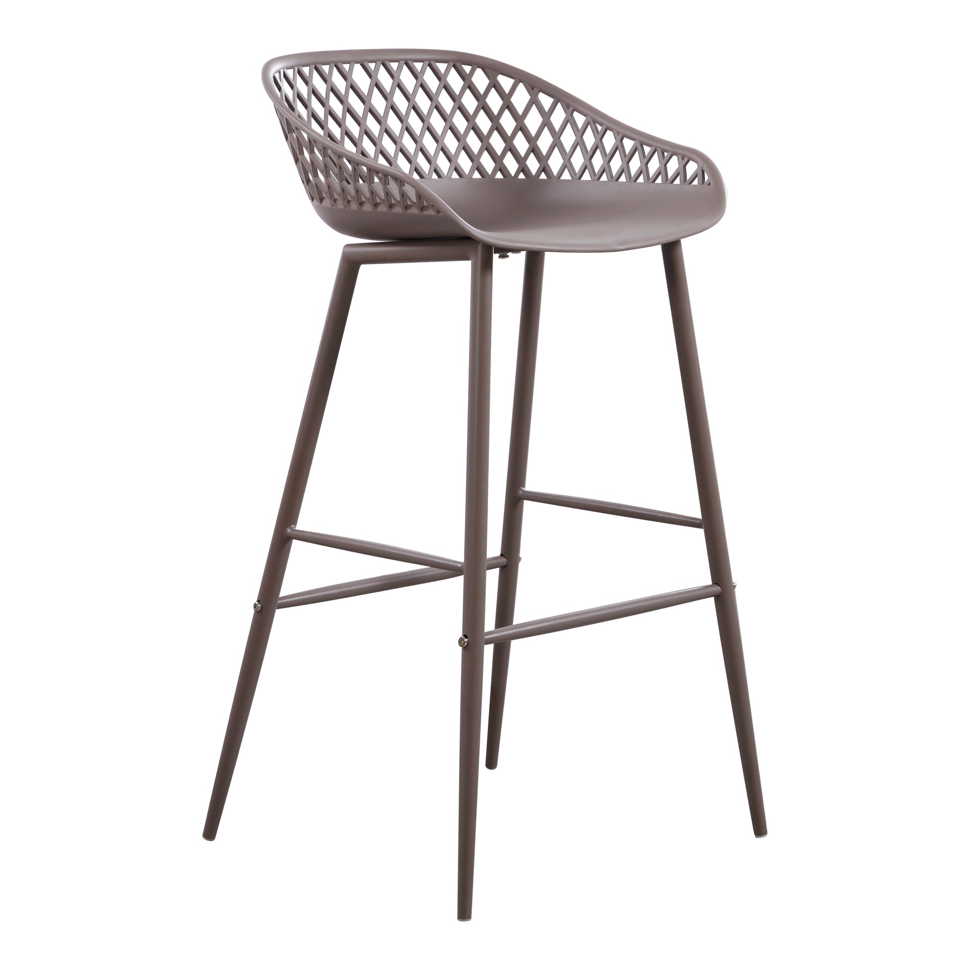 Moes Home Bar Stools Piazza Grey Contemporary Furniture
