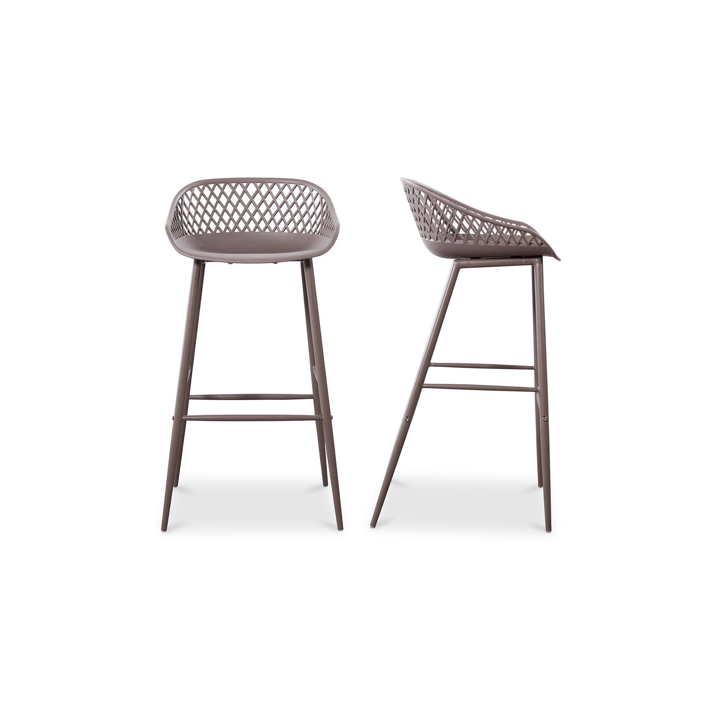 Moes Home Bar Stools Piazza Grey Contemporary Furniture