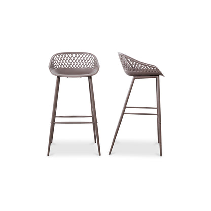Moes Home Bar Stools Piazza Grey Contemporary Furniture