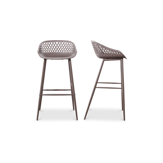 Moes Home Bar Stools Piazza Grey Contemporary Furniture