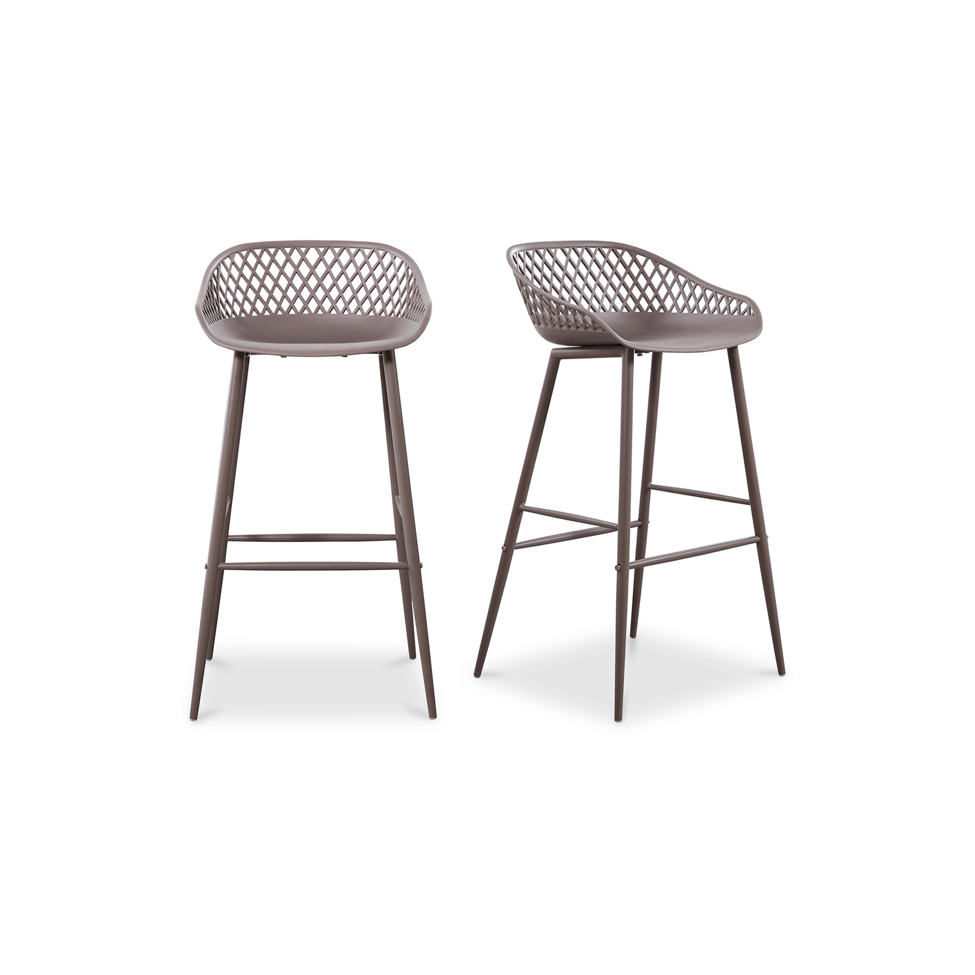 Moes Home Bar Stools Piazza Grey Contemporary Furniture