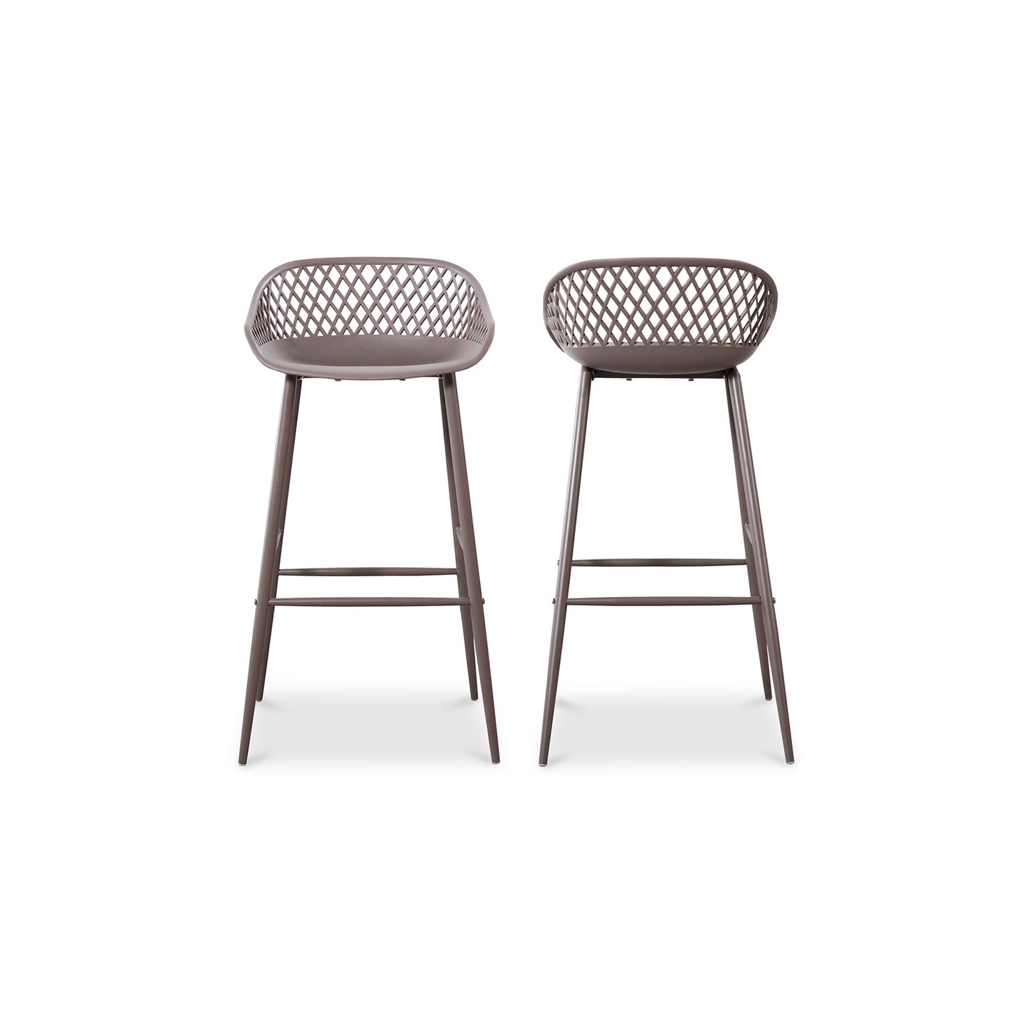Moes Home Bar Stools Piazza Grey Contemporary Furniture