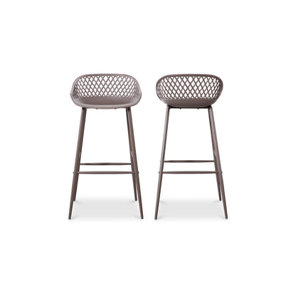 Moes Home Bar Stools Piazza Grey Contemporary Furniture