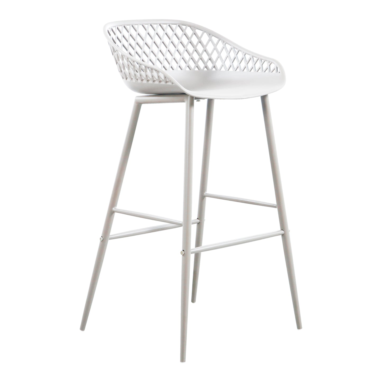 Moes Home Bar Stools Piazza White Contemporary Furniture