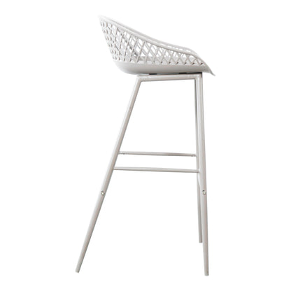 Moes Home Bar Stools Piazza White Contemporary Furniture