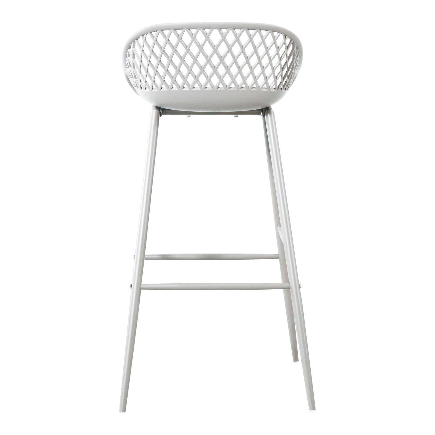 Moes Home Bar Stools Piazza White Contemporary Furniture