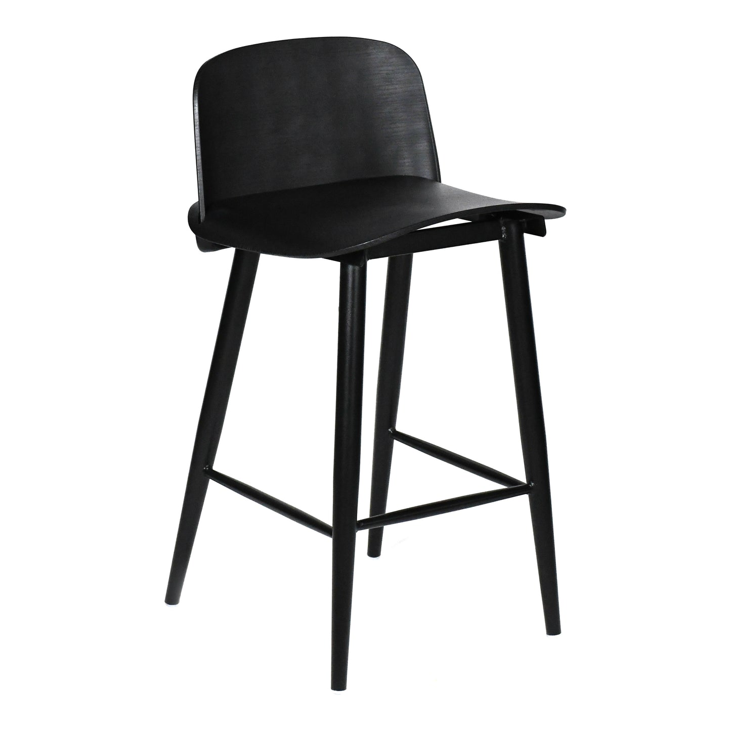 Moes Home Counter Stools Looey Black Contemporary Furniture