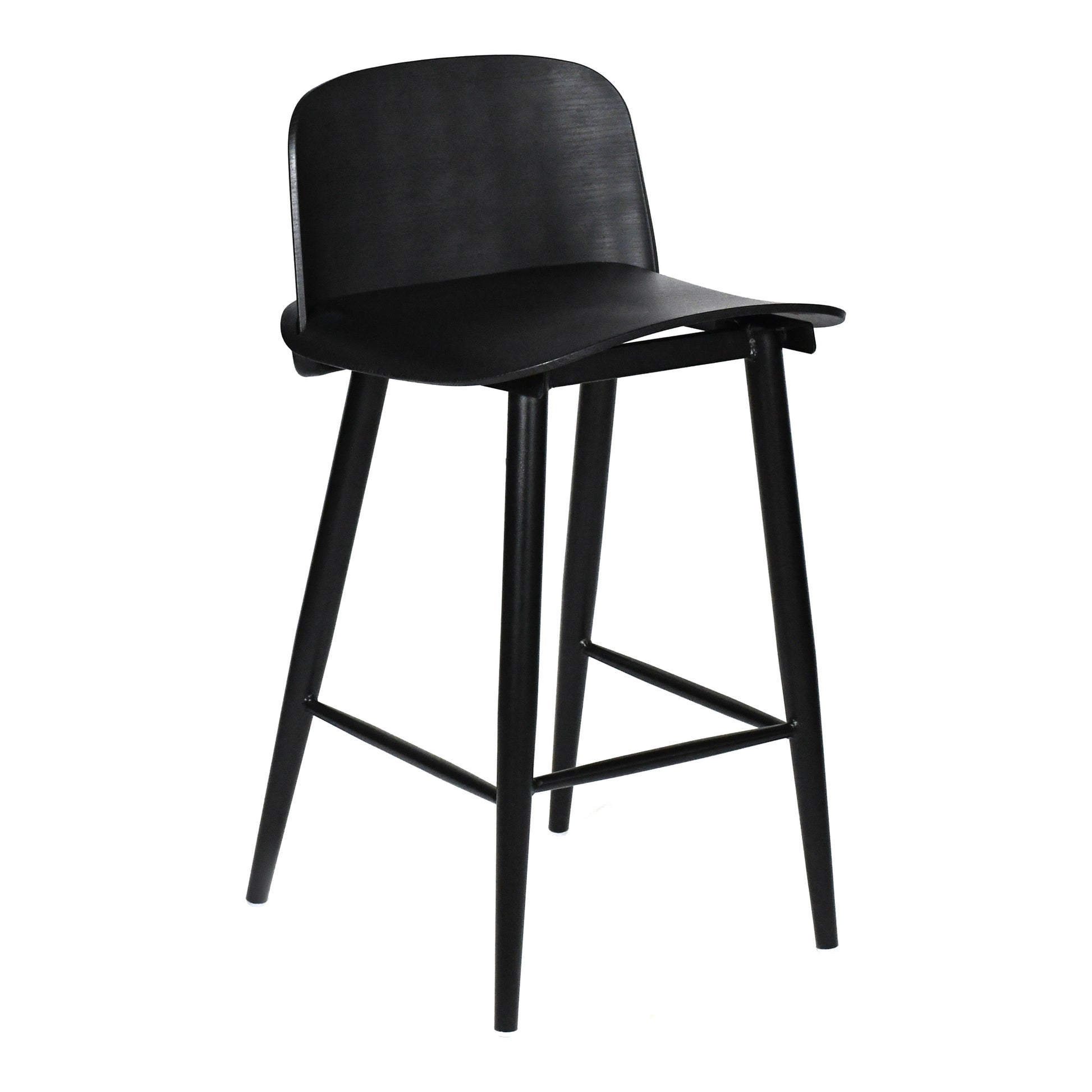 Moes Home Counter Stools Looey Black Contemporary Furniture