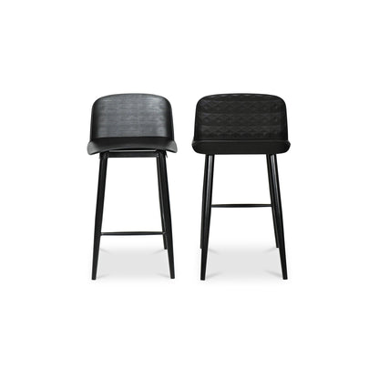 Moes Home Counter Stools Looey Black Contemporary Furniture