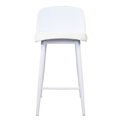Moes Home Counter Stools Looey White Contemporary Furniture