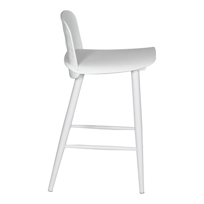 Moes Home Counter Stools Looey White Contemporary Furniture