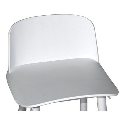 Moes Home Counter Stools Looey White Contemporary Furniture
