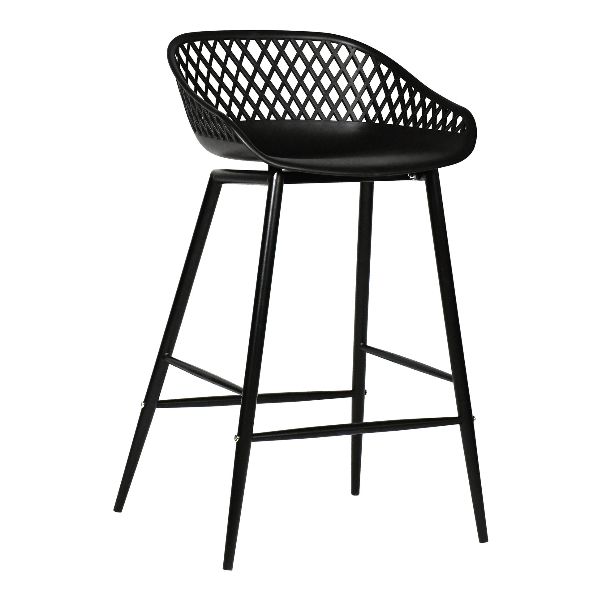Moes Home Counter Stools Piazza Black Contemporary Furniture