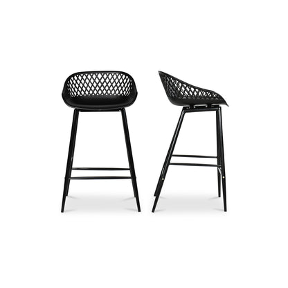 Moes Home Counter Stools Piazza Black Contemporary Furniture