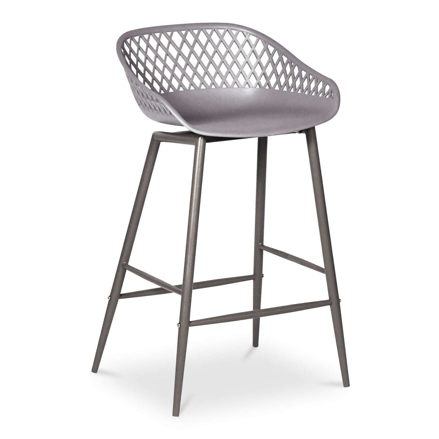 Moes Home Counter Stools Piazza Grey Contemporary Furniture