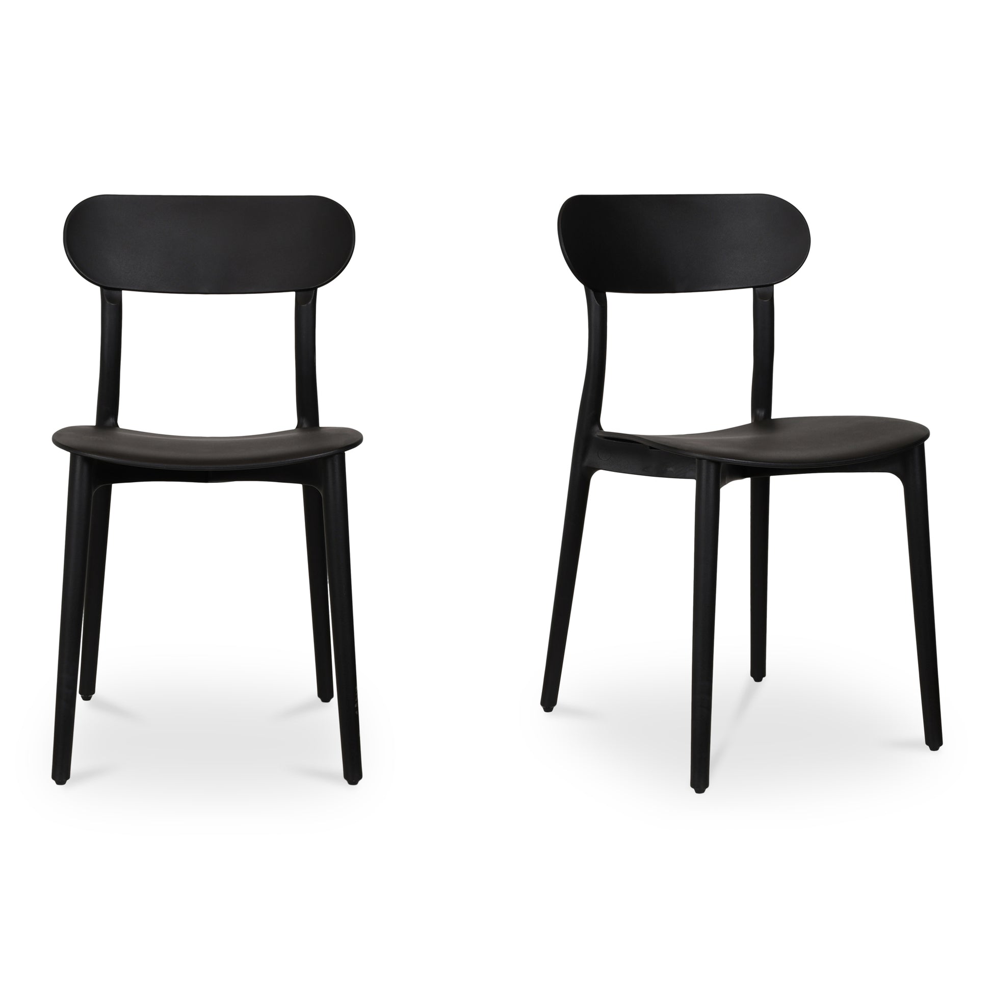 Moes Home Dining Chairs KENT Black Modern Furniture Rug