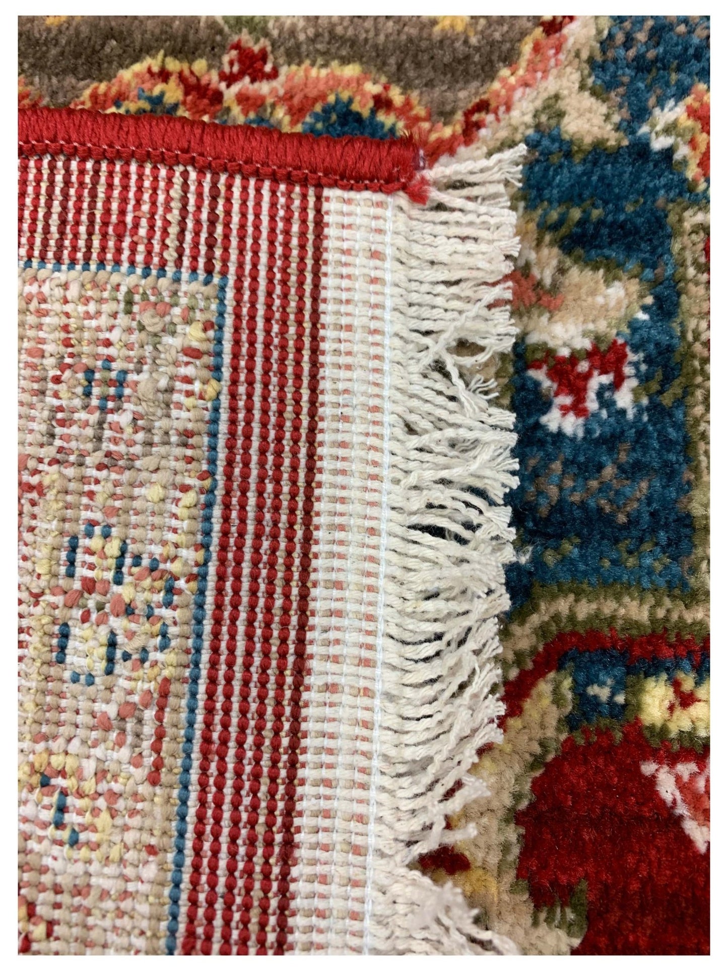 Artisan Rakkas Red Blue Traditional Machinemade Rug - Rugs - Artisan - Atlanta Designer Rugs