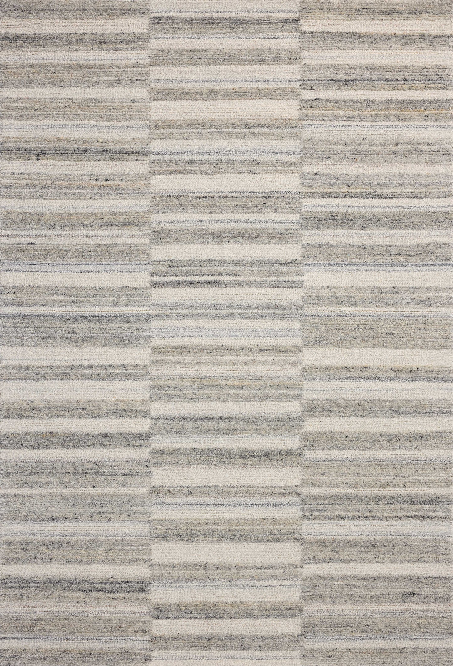 Magnolia Home by Joanna Gaines x Loloi Rae  Stone Ivory Contemporary