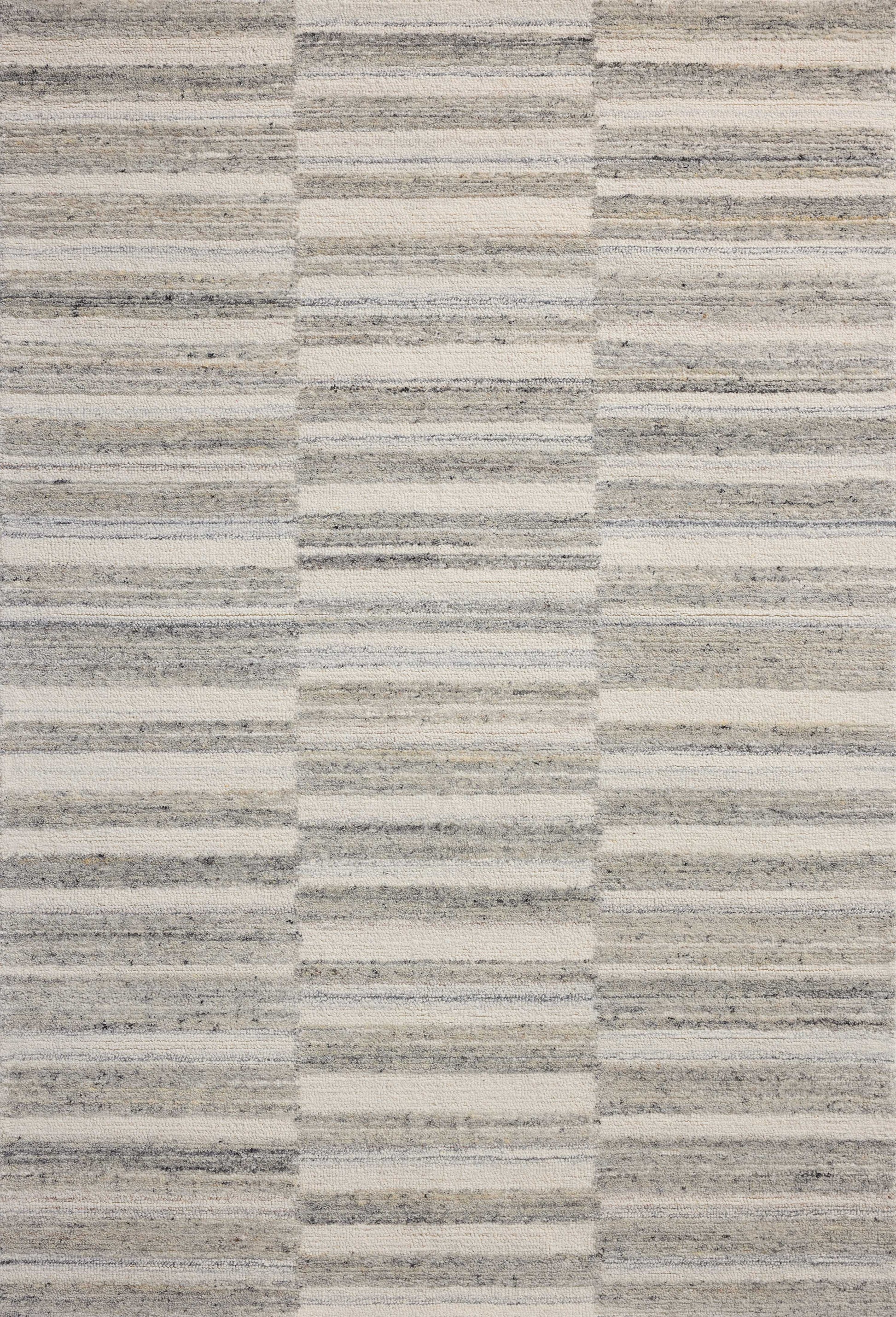 Magnolia Home by Joanna Gaines x Loloi Rae  Stone Ivory Contemporary