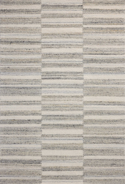 Magnolia Home by Joanna Gaines x Loloi Rae  Stone Ivory Contemporary