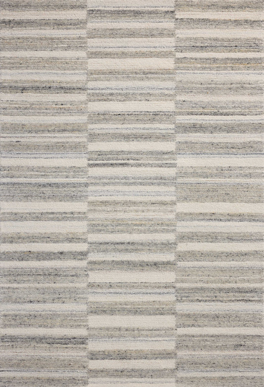 Magnolia Home by Joanna Gaines x Loloi Rae  Stone Ivory Contemporary