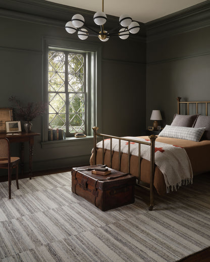 Magnolia Home by Joanna Gaines x Loloi Rae  Stone Ivory Contemporary