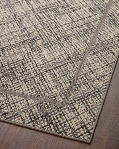 Loloi Rainier  Ivory Charcoal Indoor/Outdoor