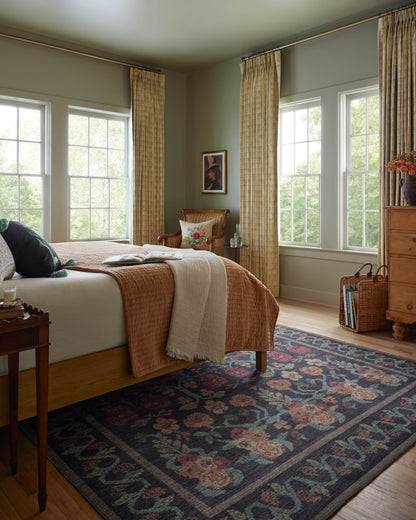 Rifle Paper Co. x Loloi Rosa  Black  Traditional