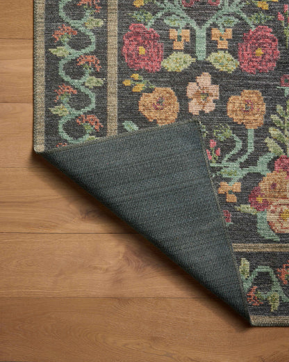 Rifle Paper Co. x Loloi Rosa  Black  Traditional