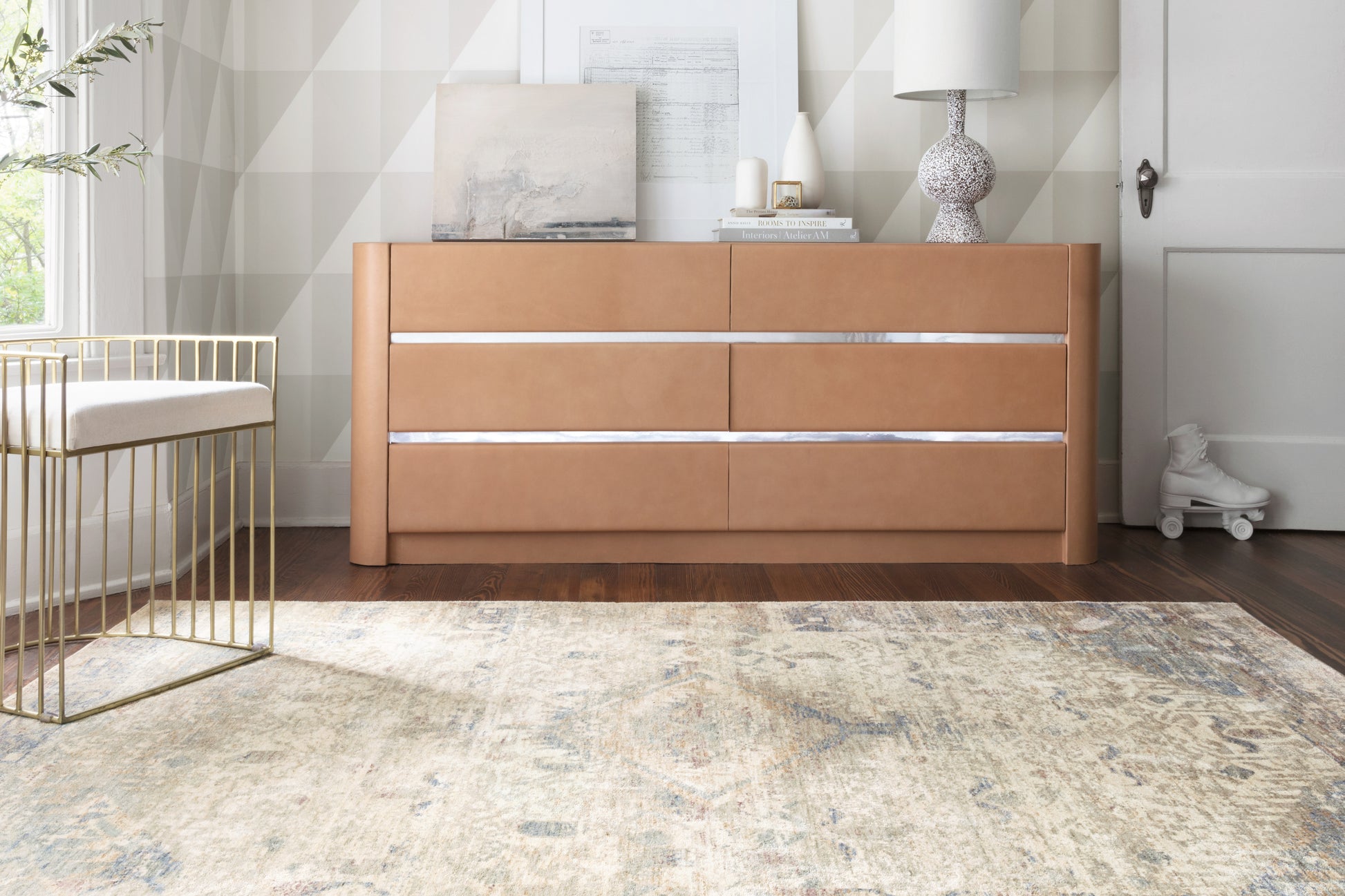 Loloi Revere  Ivory Blue Traditional