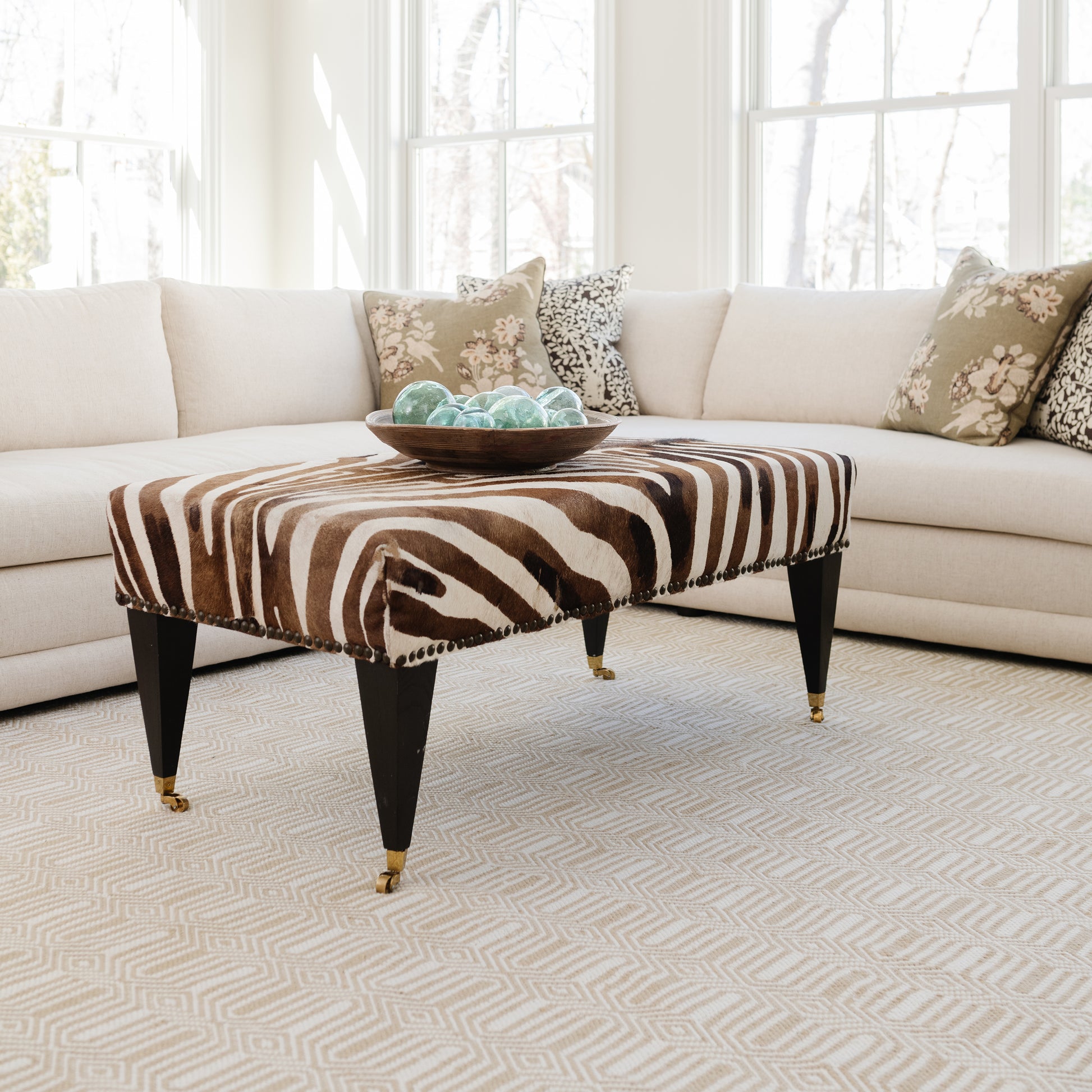Erin Gates River  Beige  Contemporary