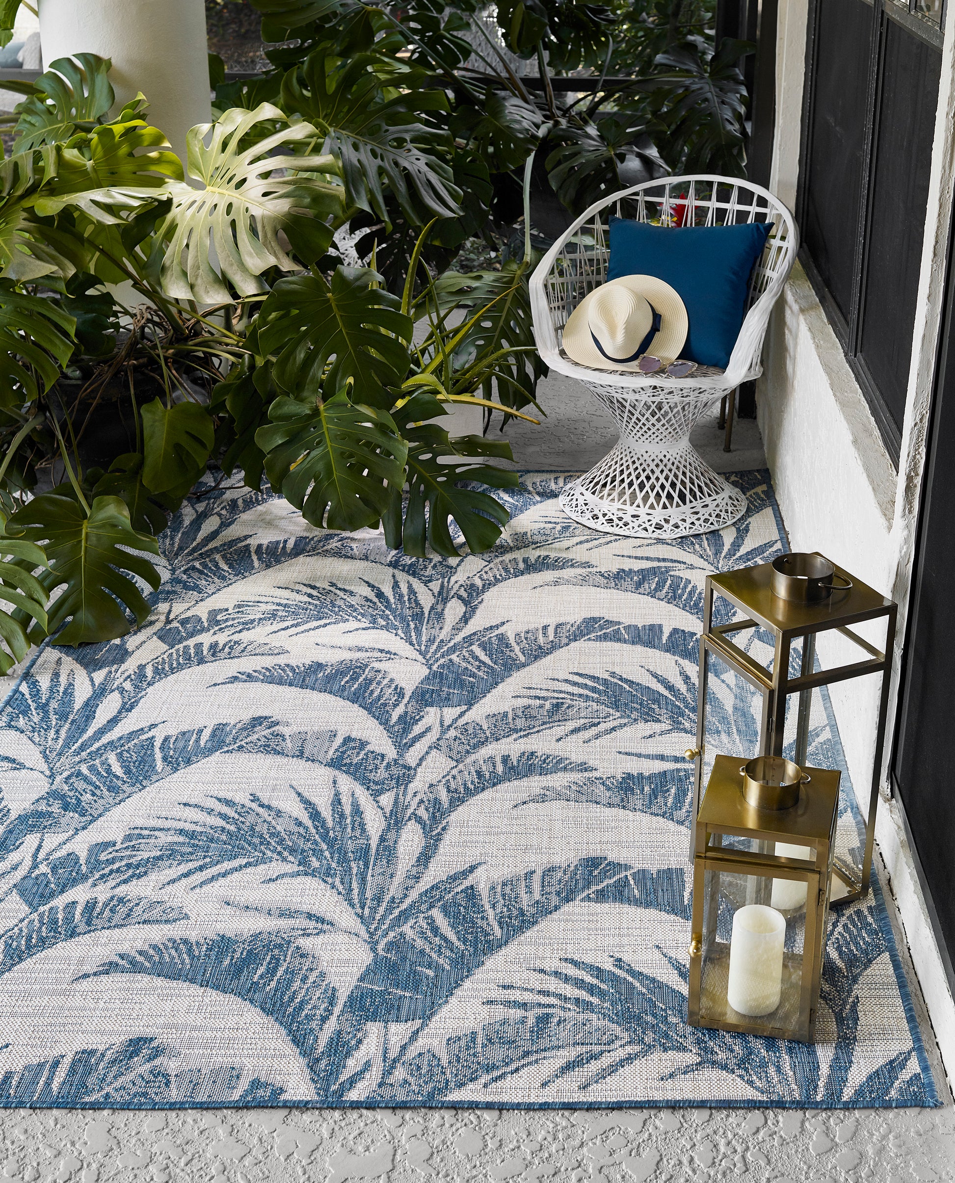 Momeni Riviera  Blue  Transitional