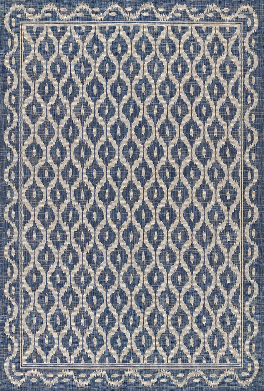 Momeni Riviera  Blue  Contemporary
