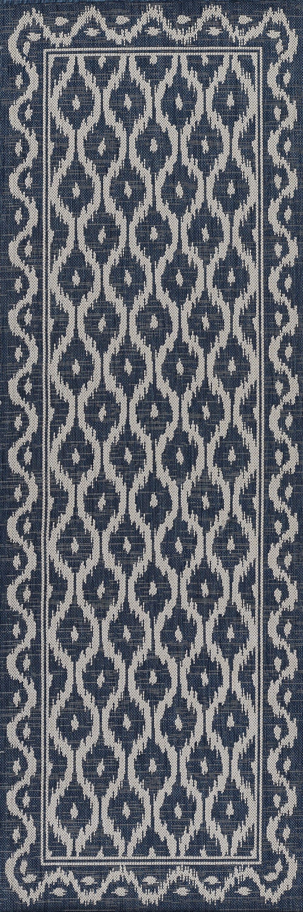 Momeni Riviera  Blue  Contemporary