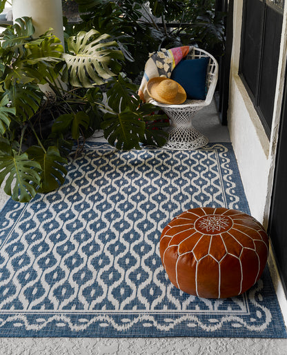 Momeni Riviera  Blue  Contemporary