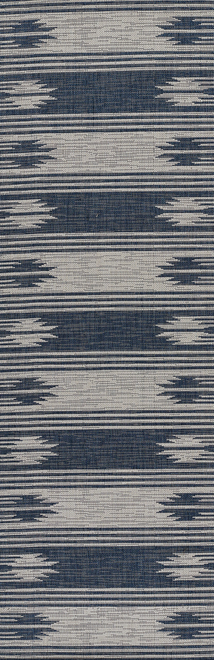 Momeni Riviera  Blue  Transitional