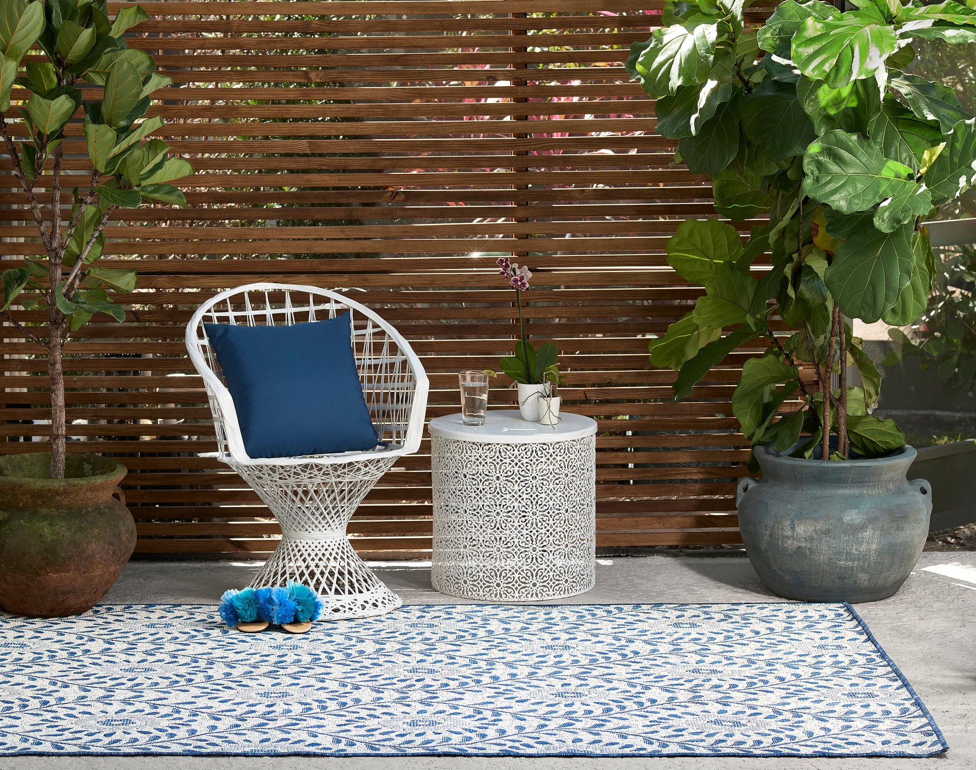 Momeni Riviera  Blue  Transitional