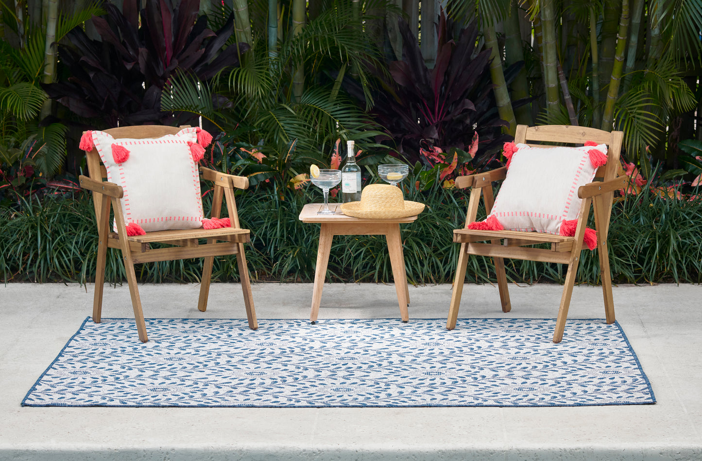 Momeni Riviera  Blue  Transitional