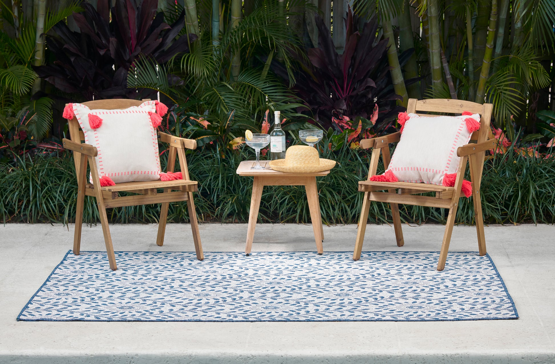 Momeni Riviera  Blue  Transitional