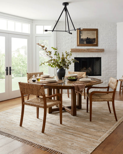 Angela Rose x Loloi Rivers  Natural Ivory Traditional